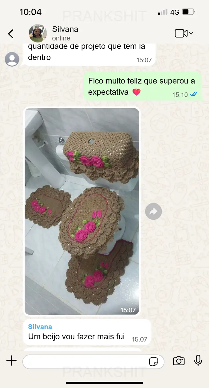 Captura de testimonio de WhatsApp