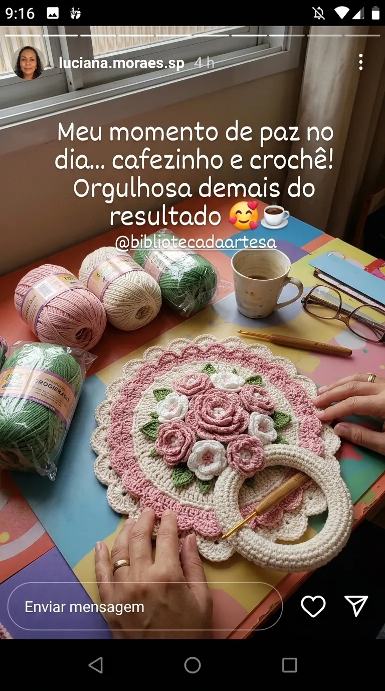 Customer testimonial about the Secret Crochet Library